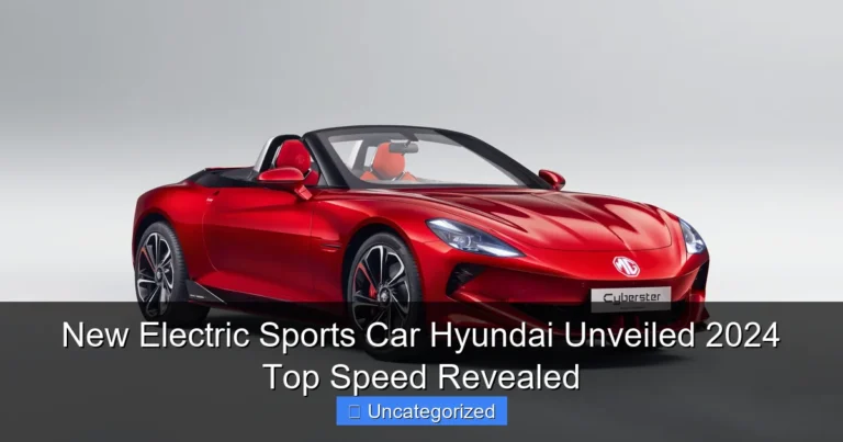 New Electric Sports Car Hyundai Unveiled 2024 Top Speed Revealed