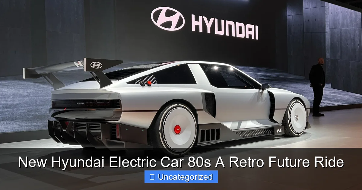 New Hyundai Electric Car 80s A Retro Future Ride