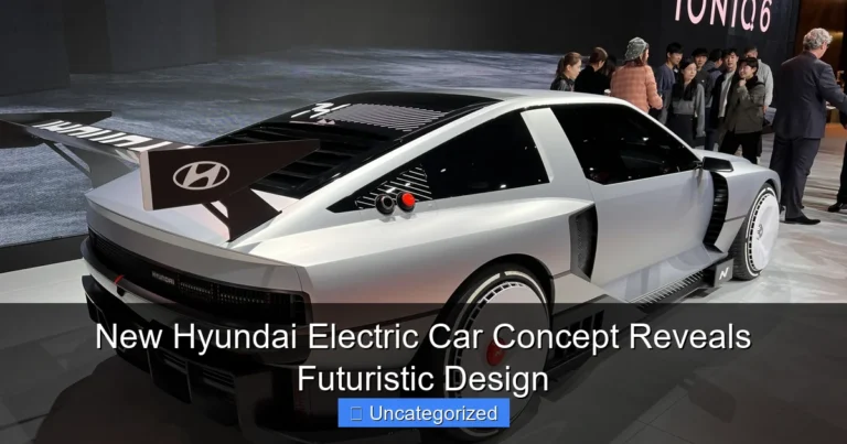 New Hyundai Electric Car Concept Reveals Futuristic Design