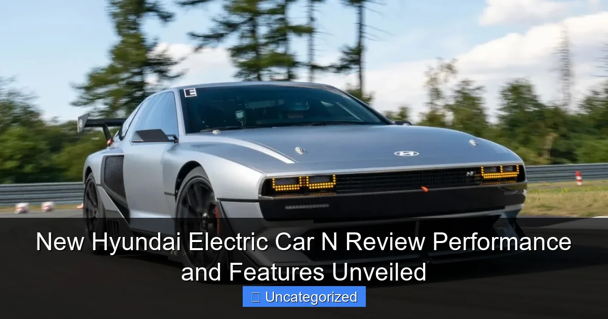 New Hyundai Electric Car N Review Performance and Features Unveiled