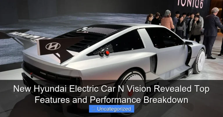 New Hyundai Electric Car N Vision Revealed Top Features and Performance Breakdown