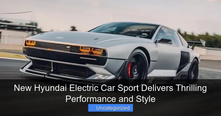 New Hyundai Electric Car Sport Delivers Thrilling Performance and Style
