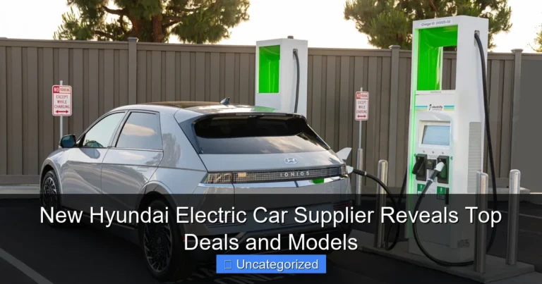 New Hyundai Electric Car Supplier Reveals Top Deals and Models