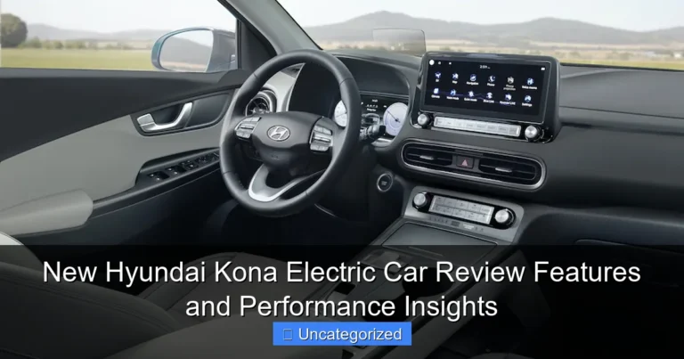 New Hyundai Kona Electric Car Review Features and Performance Insights