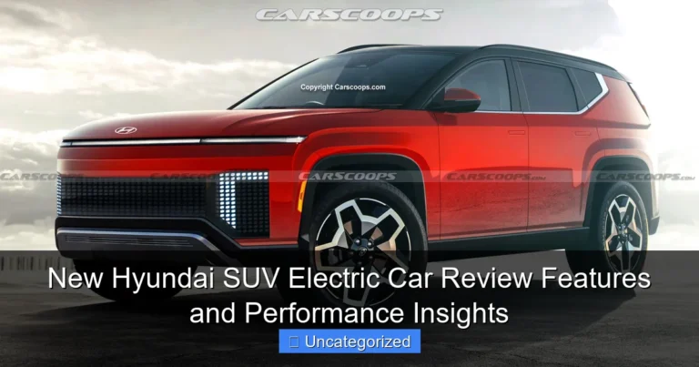 New Hyundai SUV Electric Car Review Features and Performance Insights