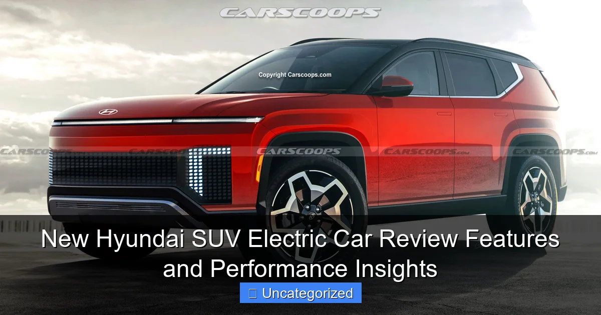New Hyundai SUV Electric Car Review Features and Performance Insights