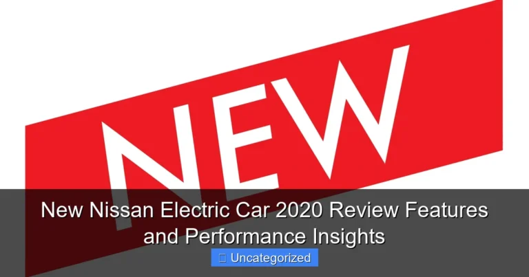 New Nissan Electric Car 2020 Review Features and Performance Insights