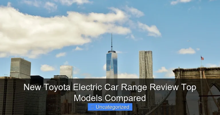 New Toyota Electric Car Range Review Top Models Compared