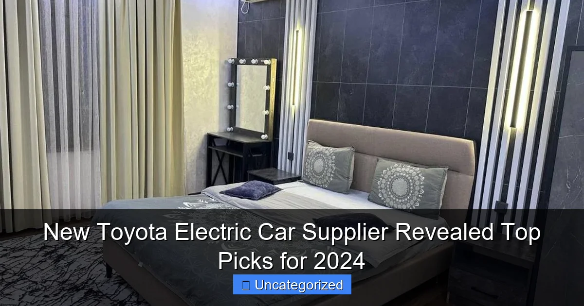New Toyota Electric Car Supplier Revealed Top Picks for 2024
