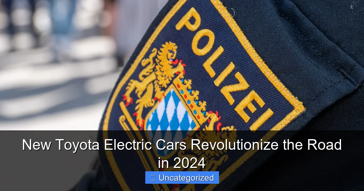 New Toyota Electric Cars Revolutionize the Road in 2024