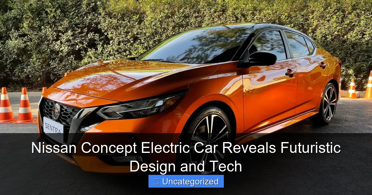 Nissan Concept Electric Car Reveals Futuristic Design and Tech