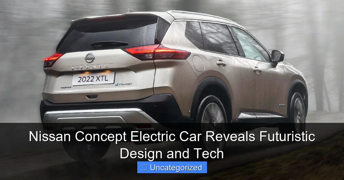 Nissan Concept Electric Car Reveals Futuristic Design and Tech