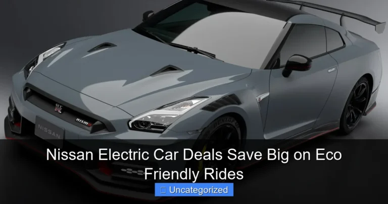 Nissan Electric Car Deals Save Big on Eco Friendly Rides