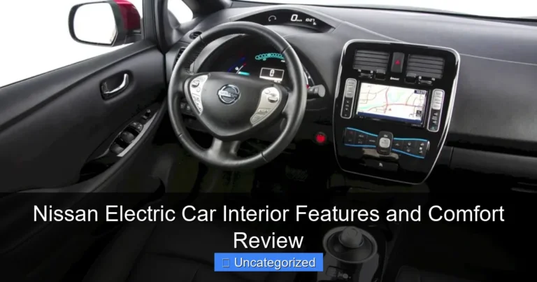 Nissan Electric Car Interior Features and Comfort Review