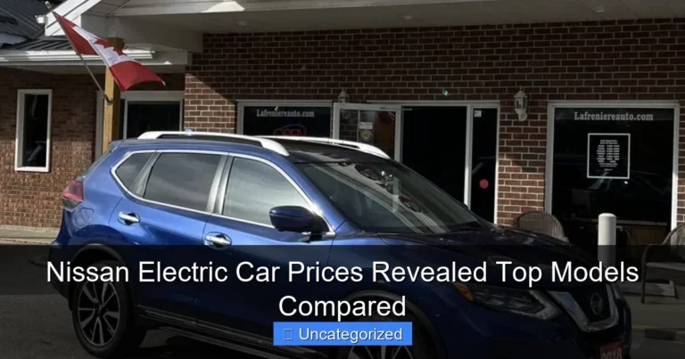 Nissan Electric Car Prices Revealed Top Models Compared