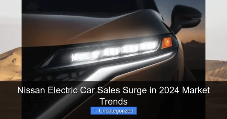 Nissan Electric Car Sales Surge in 2024 Market Trends