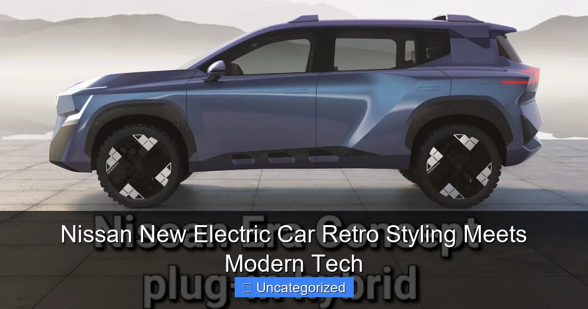 Nissan New Electric Car Retro Styling Meets Modern Tech