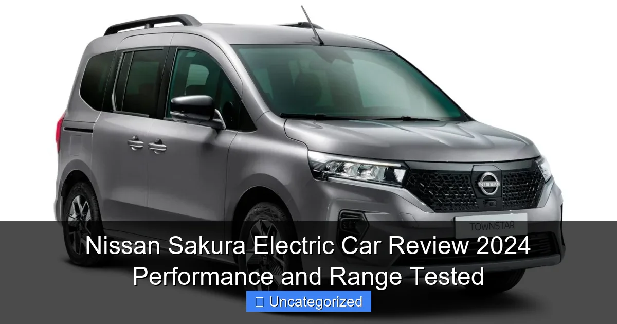 Nissan Sakura Electric Car Review 2024 Performance and Range Tested