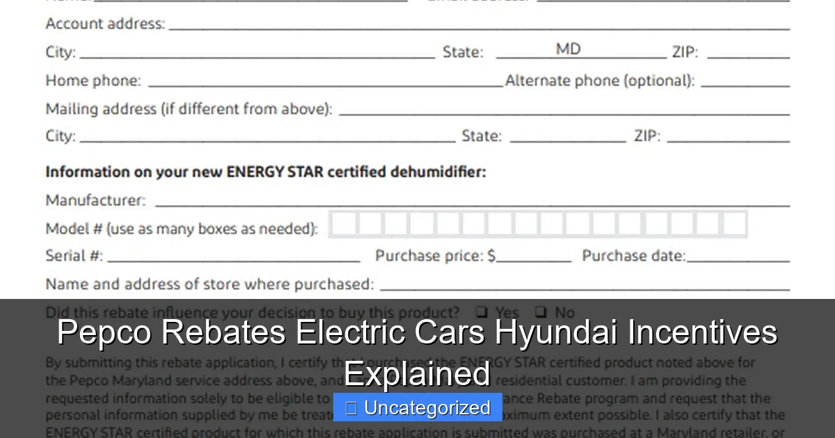 Pepco Rebates Electric Cars Hyundai Incentives Explained