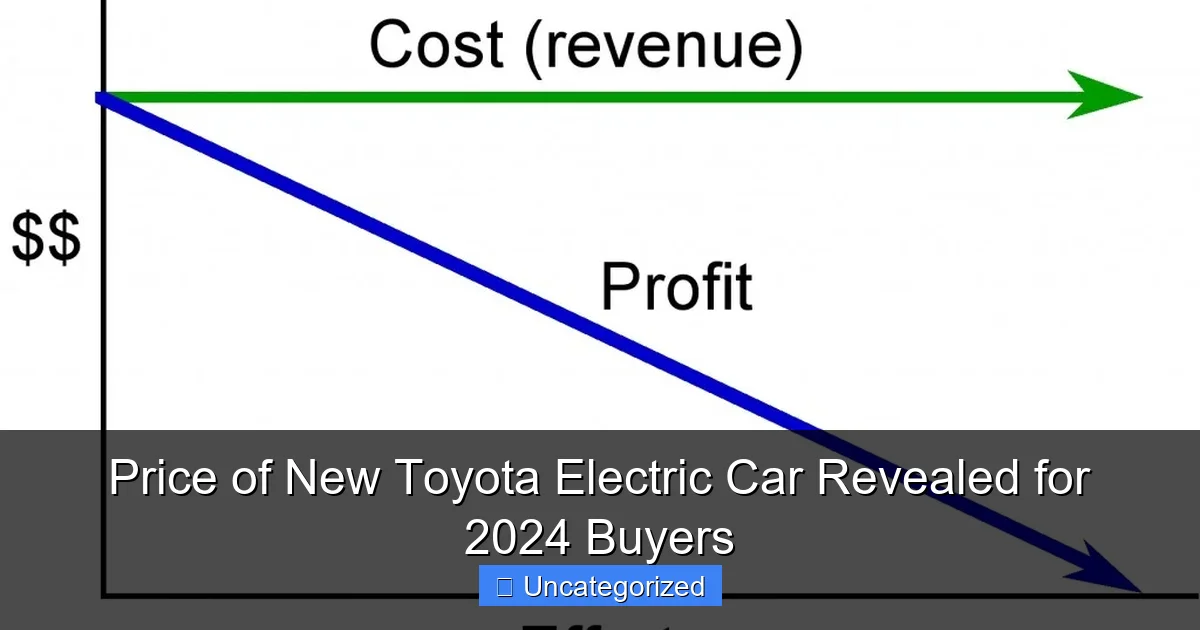 Price of New Toyota Electric Car Revealed for 2024 Buyers