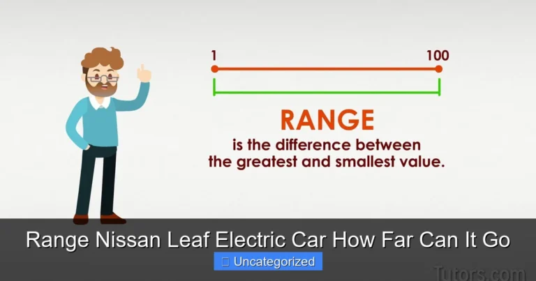 Range Nissan Leaf Electric Car How Far Can It Go