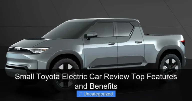 Small Toyota Electric Car Review Top Features and Benefits