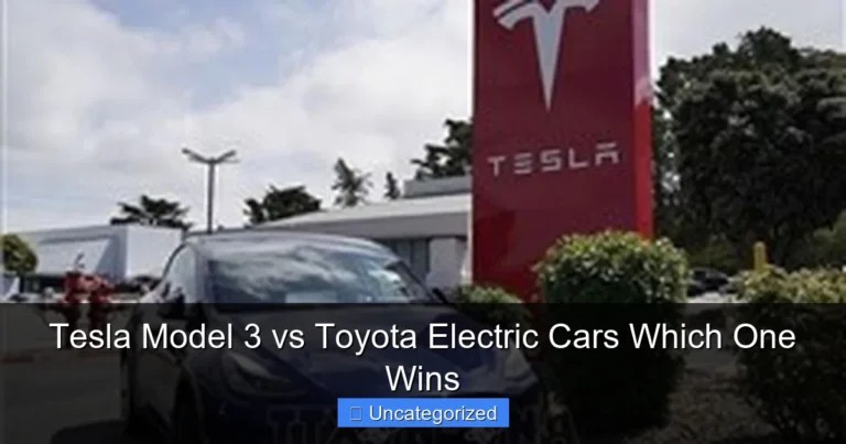 Tesla Model 3 vs Toyota Electric Cars Which One Wins