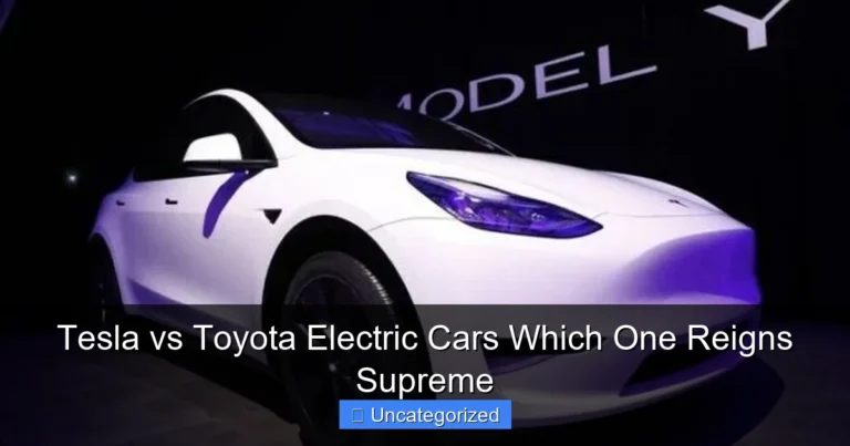 Tesla vs Toyota Electric Cars Which One Reigns Supreme