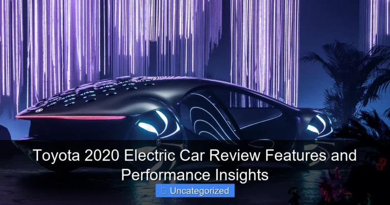 Toyota 2020 Electric Car Review Features and Performance Insights