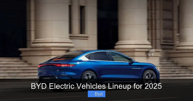 Featured image for BYD Electric Vehicles Lineup for 2025