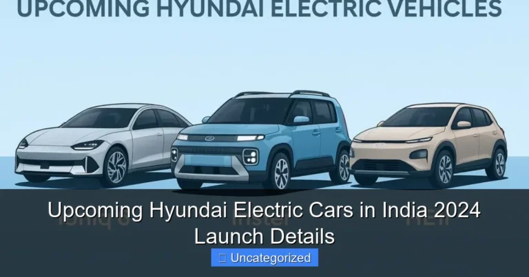 Upcoming Hyundai Electric Cars in India 2024 Launch Details