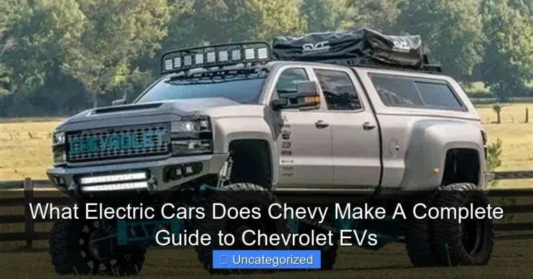 What Electric Cars Does Chevy Make A Complete Guide to Chevrolet EVs