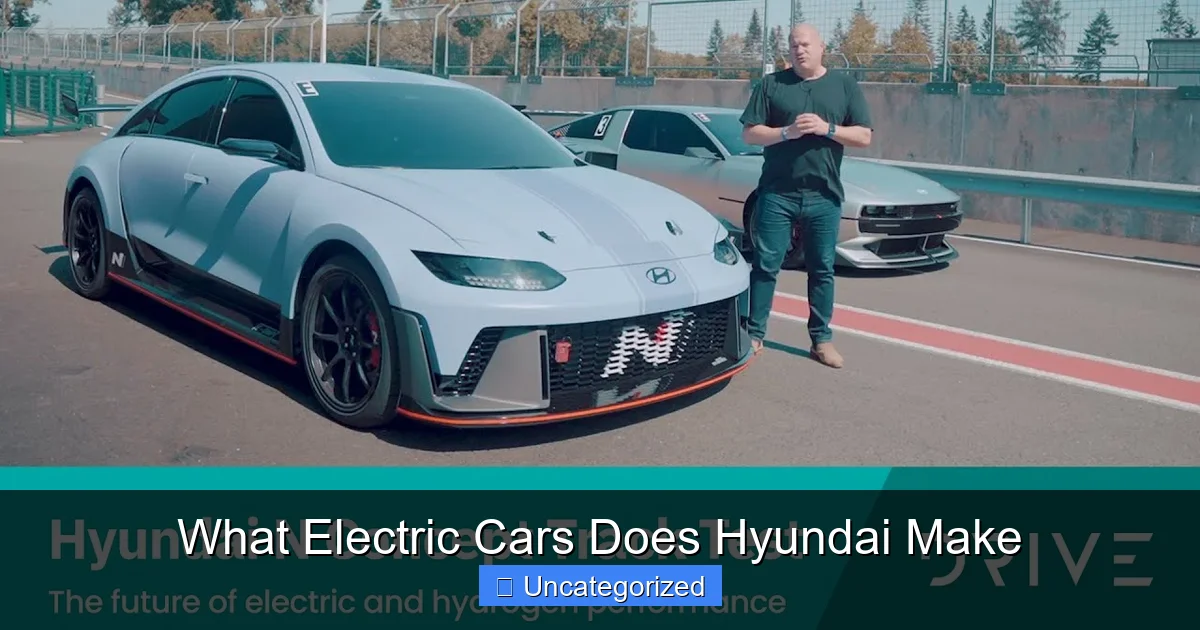 What Electric Cars Does Hyundai Make