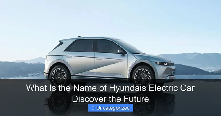 What Is the Name of Hyundais Electric Car Discover the Future