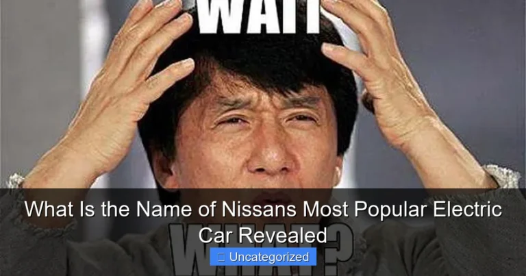 What Is the Name of Nissans Most Popular Electric Car Revealed