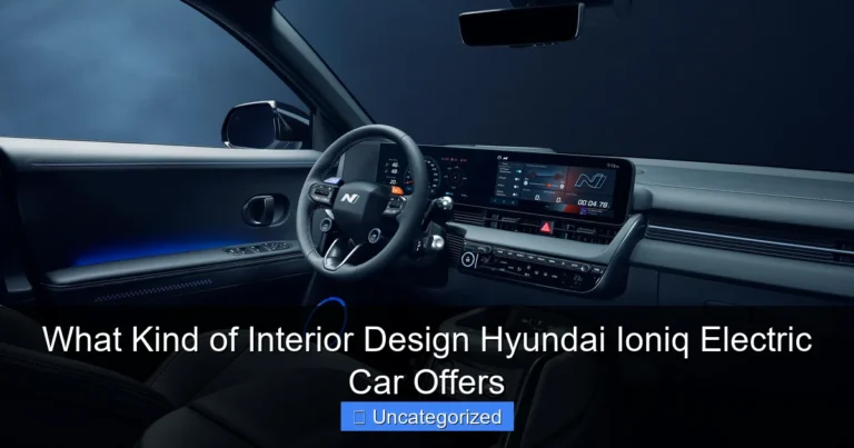 What Kind of Interior Design Hyundai Ioniq Electric Car Offers