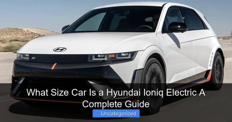 What Size Car Is a Hyundai Ioniq Electric A Complete Guide