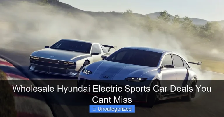 Wholesale Hyundai Electric Sports Car Deals You Cant Miss