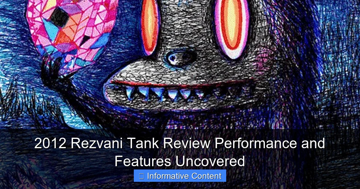 2012 Rezvani Tank Review Performance and Features Uncovered
