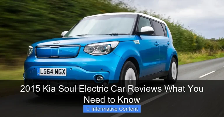 2015 Kia Soul Electric Car Reviews What You Need to Know