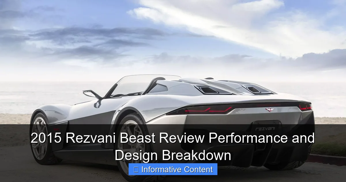 2015 Rezvani Beast Review Performance and Design Breakdown