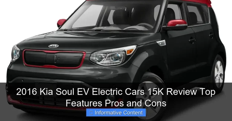 2016 Kia Soul EV Electric Cars 15K Review Top Features Pros and Cons