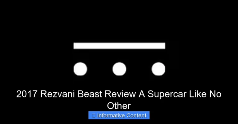 2017 Rezvani Beast Review A Supercar Like No Other