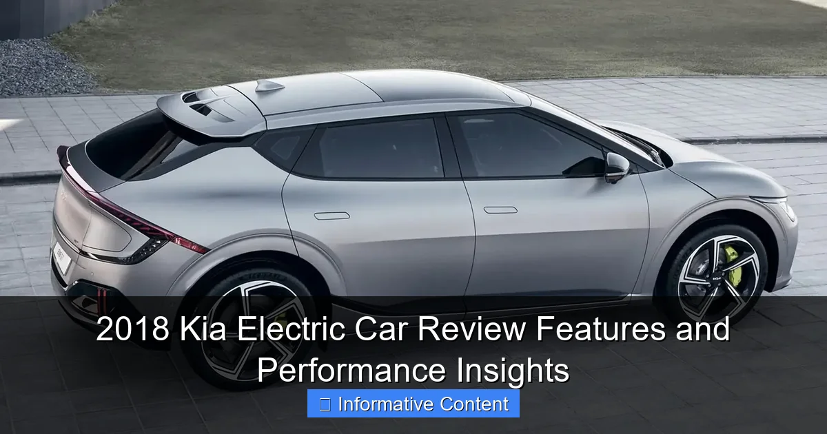 2018 Kia Electric Car Review Features and Performance Insights