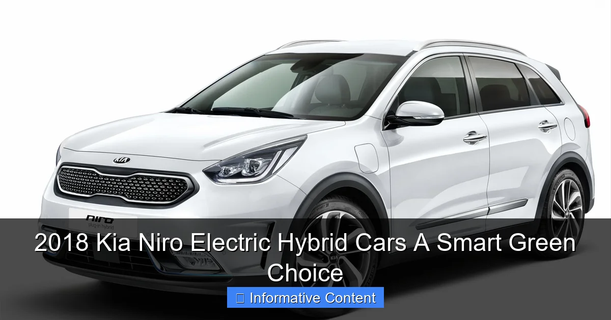 2018 Kia Niro Electric Hybrid Cars A Smart Green Choice