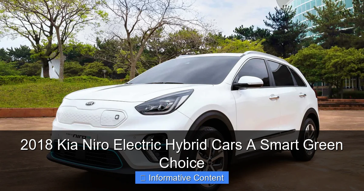 2018 Kia Niro Electric Hybrid Cars A Smart Green Choice