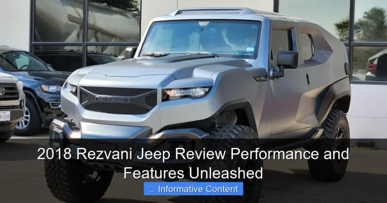 2018 Rezvani Jeep Review Performance and Features Unleashed