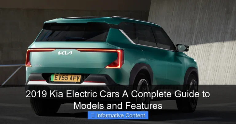 2019 Kia Electric Cars A Complete Guide to Models and Features