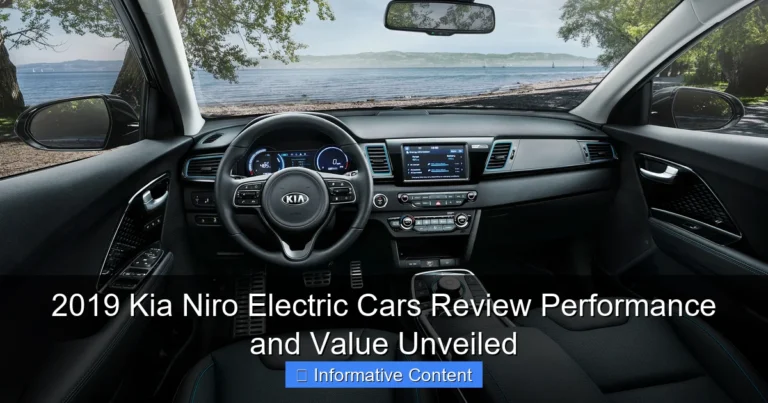 2019 Kia Niro Electric Cars Review Performance and Value Unveiled
