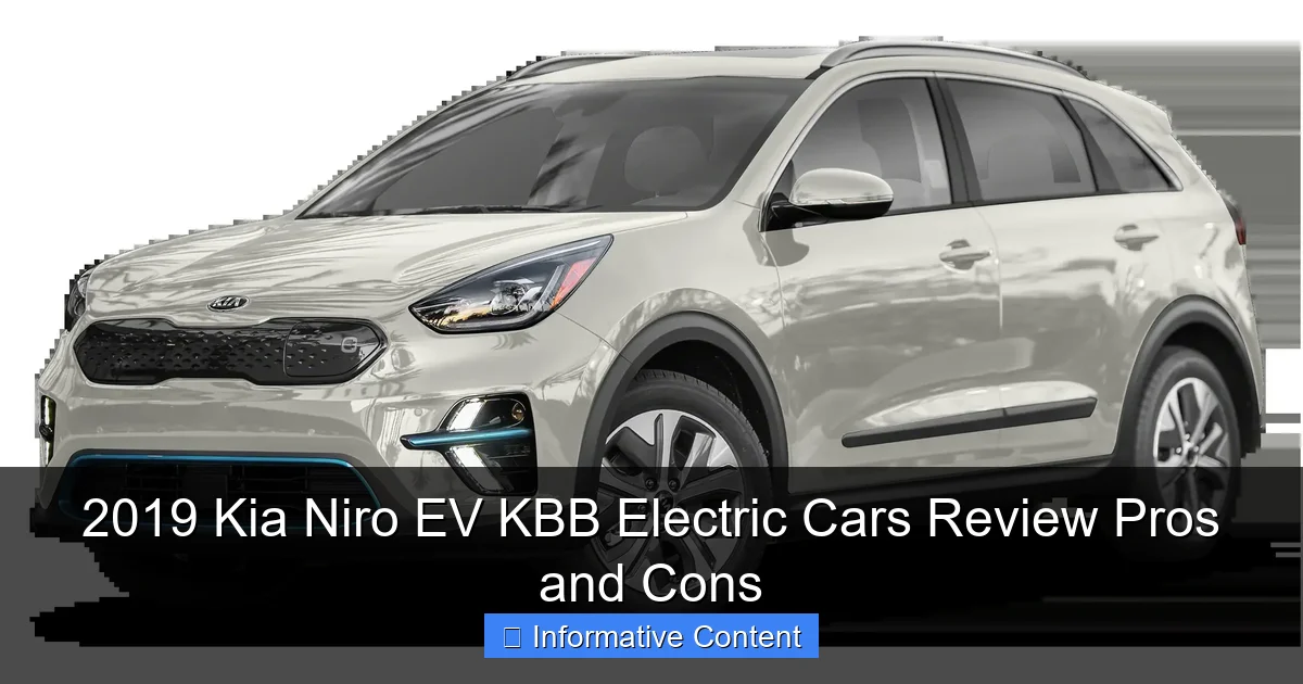 2019 Kia Niro EV KBB Electric Cars Review Pros and Cons